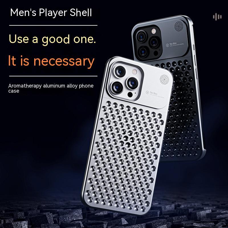 Aromatherapy Aluminum Alloy Phone Case: Ultra-Thin Protection with Cooling &amp; Scent Therapy