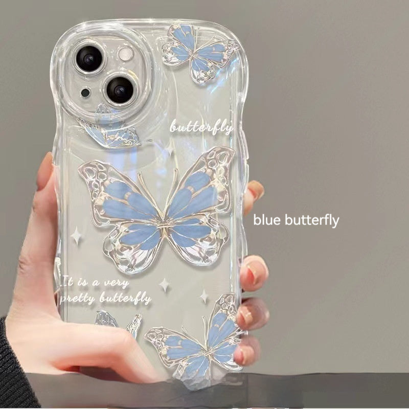 Dreamy Butterfly Charm | Elegant Gradient Phone Case for Your iPhone |