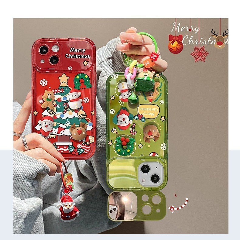 Christmas Flip Mirror Phone Case