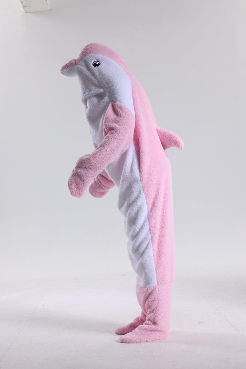 Dolphin &amp; Shark Hooded Blanket Sleeping Bag: Soft, Cozy Fun for Winter