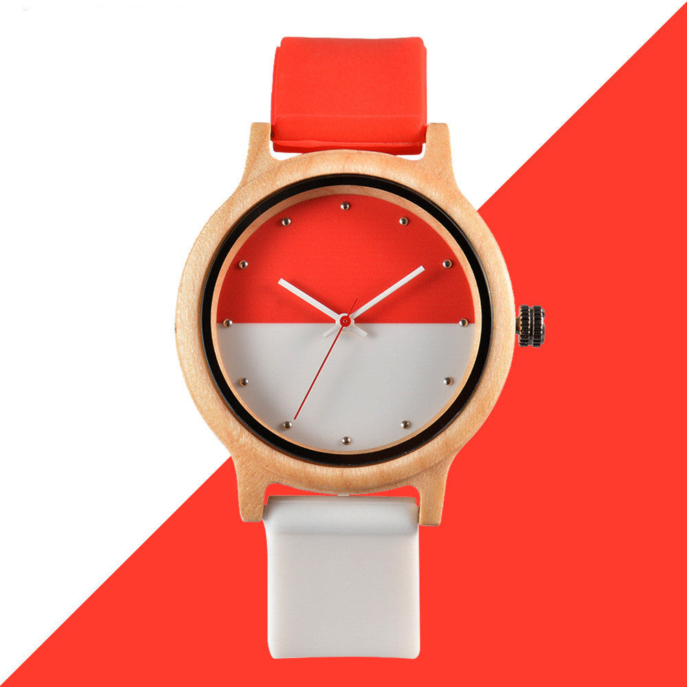 Stylish Wooden &amp; Sandalwood Strap Watch | Japan Quartz Movement | KoreanFashion Design