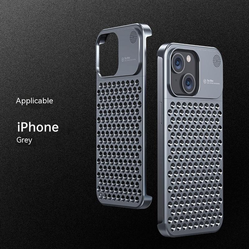 Aromatherapy Aluminum Alloy Phone Case: Ultra-Thin Protection with Cooling &amp; Scent Therapy