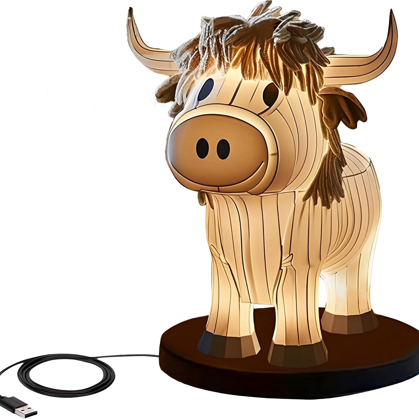 Adorable Yak Resin Lamp: Perfect Gift for Every Occasion